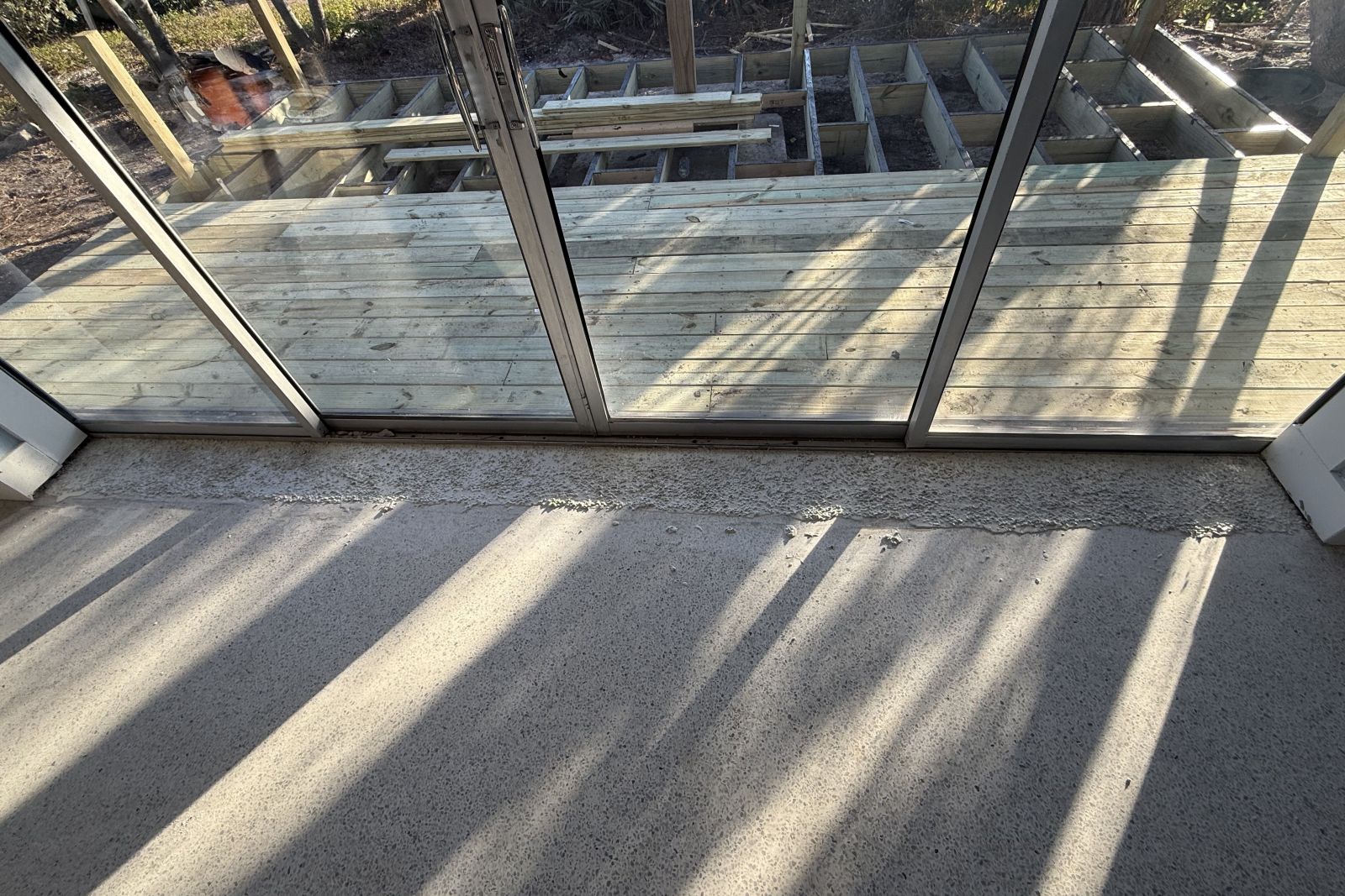 Terrazo Trench Aggreate Repair