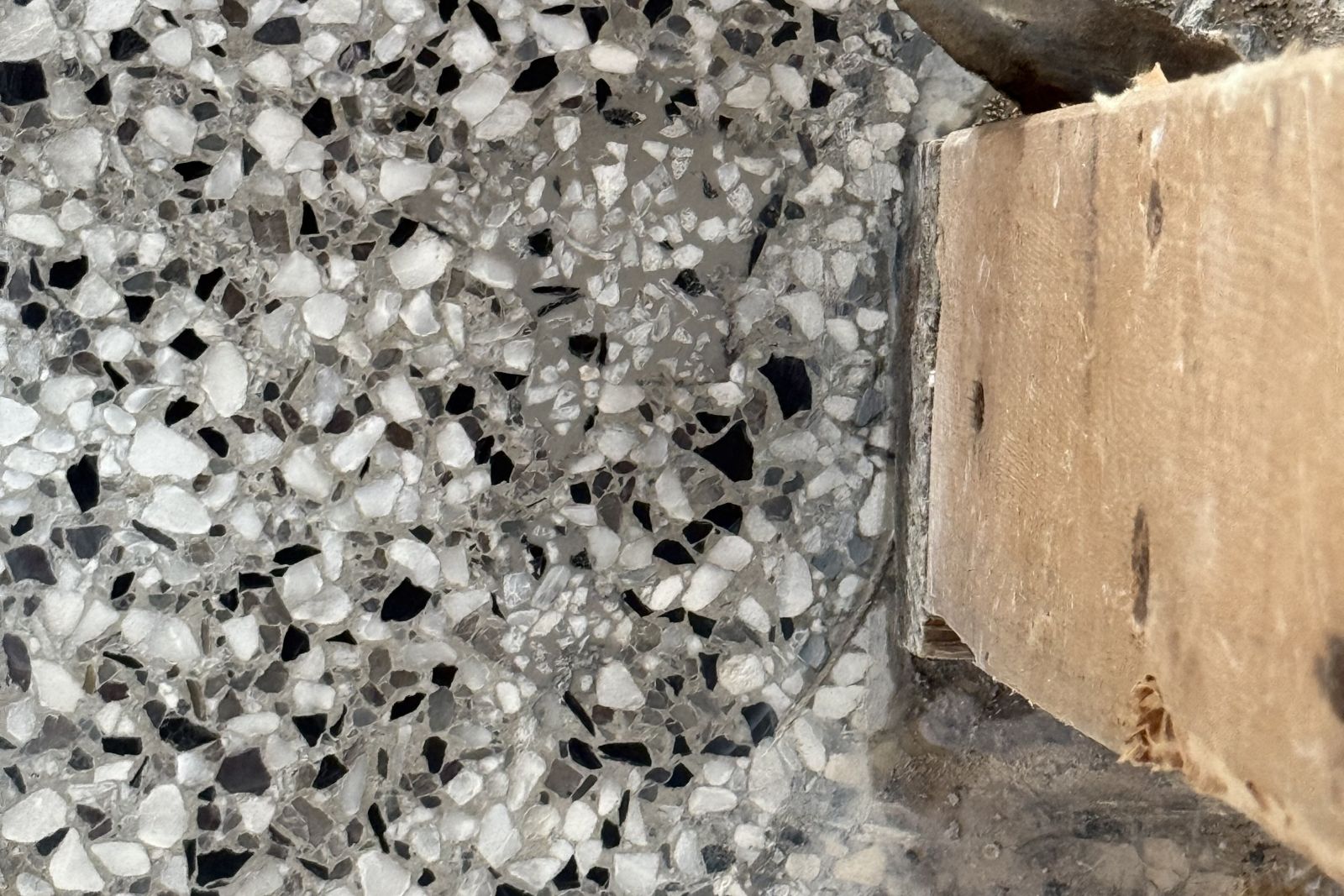 Terrazzo Hole Patch Custom Match Sarasota