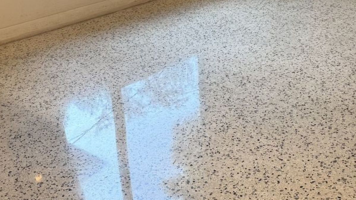 Terrazzo After Polishing High Shine St Petersburg